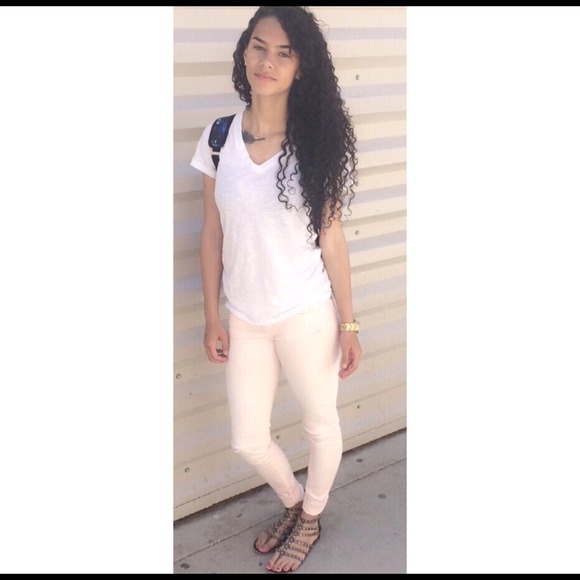 light Pink American Eagle Skinny Jeans
