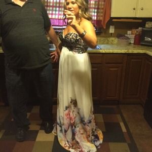 Beautiful worn once prom dress!
