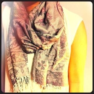 Lavender paisley scarf!