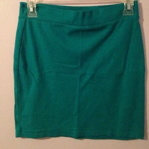 Forever21 Teal Bodycon Skirt