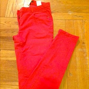 H&M Red Denim NWOT