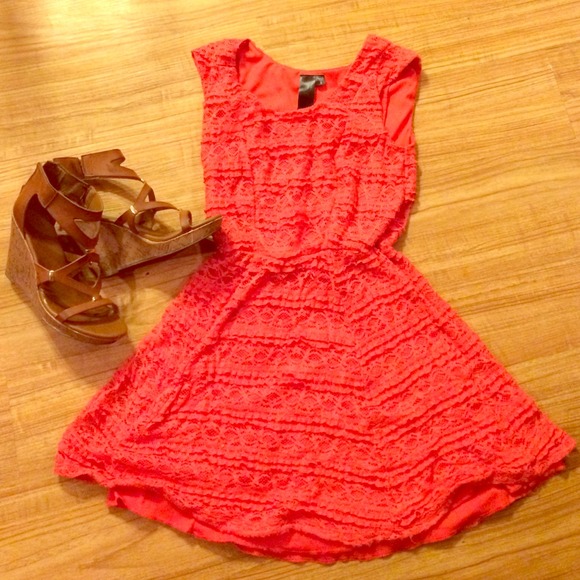 Citrus colored dress