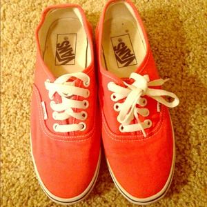 orange Vans