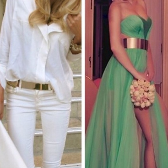 Rose Gold Plate Belt