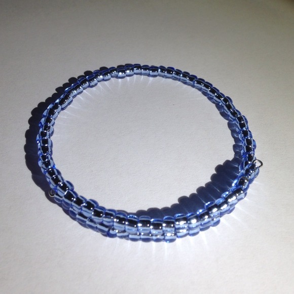 Alex and Ani inspired wraparound beaded bracelet
