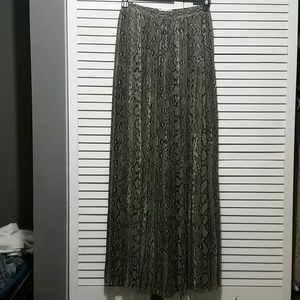 Michael Kors Python print maxi skirt
