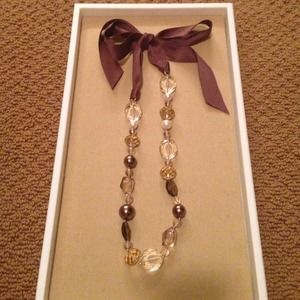 Chloe necklac and rose gold earrings SOLD