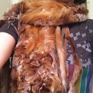 NWOT 100% Real Fur Scarf