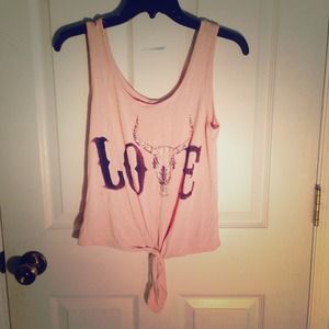 🌟VERY🌟 Cute Pink Tie Top