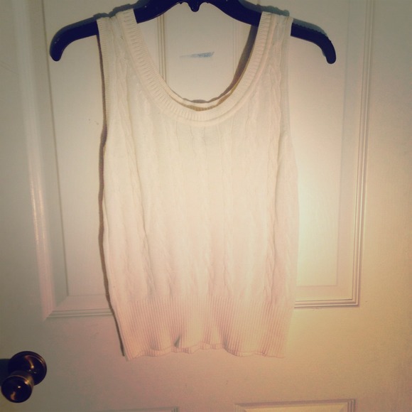 Cream Colored Sweater Vest