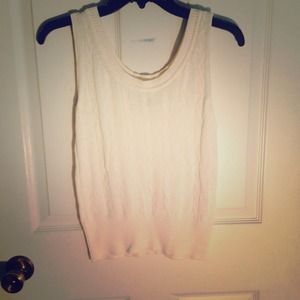 Cream Colored Sweater Vest