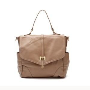 PAUL & JOE SISTER Taupe Satchel