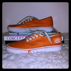 Orange Levi Vans look alikes