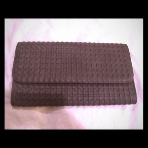 Clutch with gold chain