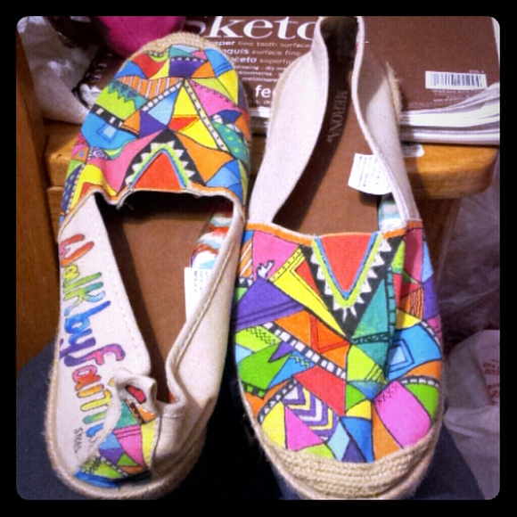 Customized Merona canvas flats