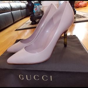 NEW 💯 GENUINE AUTHENTIC Gucci Leather-Heel Pumps