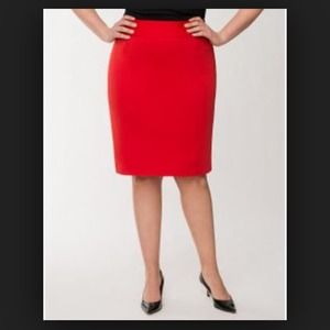 Lane Bryant 👠 Red hot skirt