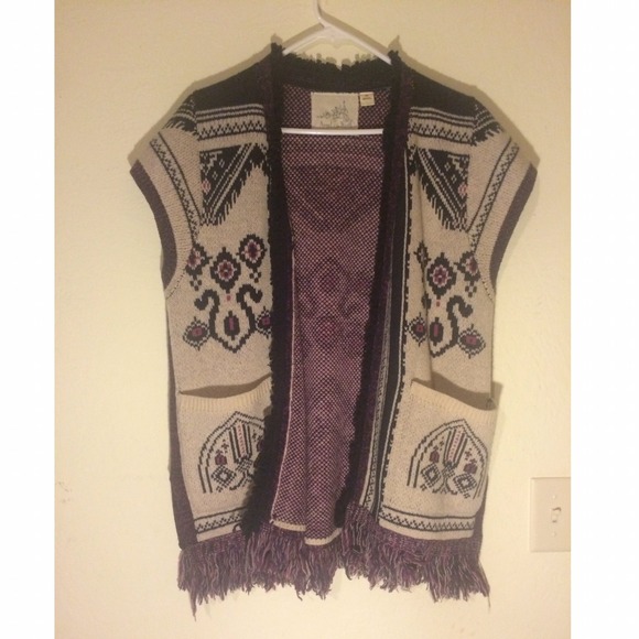 Anthropologie Knit Short Sleeve Sweater