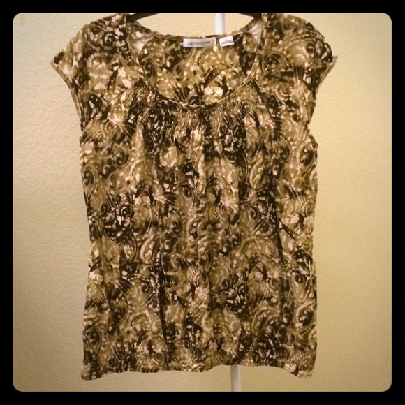 Liz Claiborne XL top - beautiful print