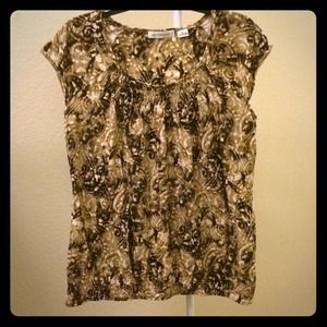 Liz Claiborne XL top - beautiful print