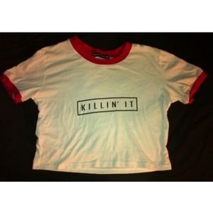 Brandy Melville Killin' It Crop Top