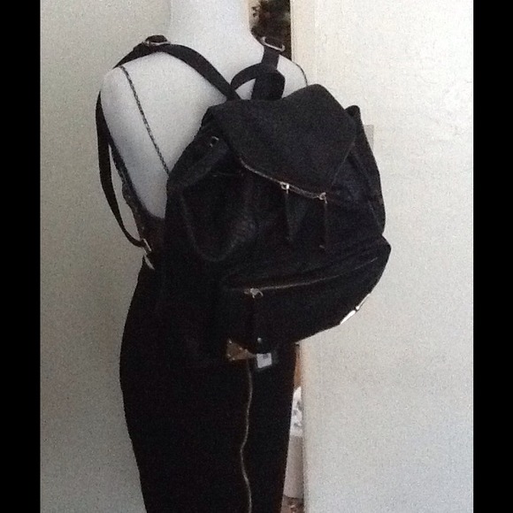 Faux Leather Backpack - Picture 2 of 3