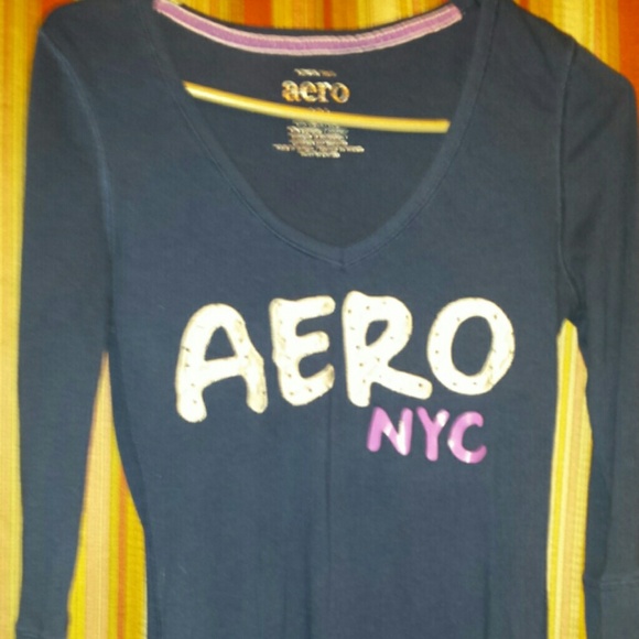Dark blue Aeropostale shirt
