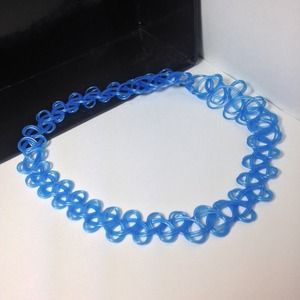 Sky Blue Tattoo Choker