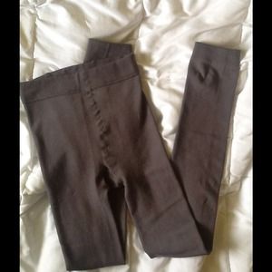 Grey Fleece Lined Leggings