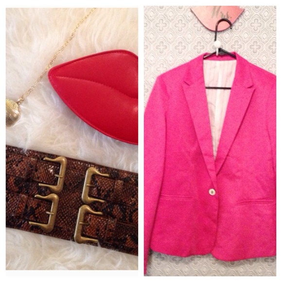 Bundle! 💗 blazer & belt