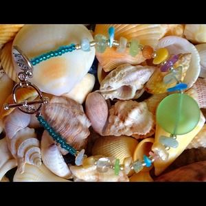 Seafoam Green Pure Sea Glass Bracelet
