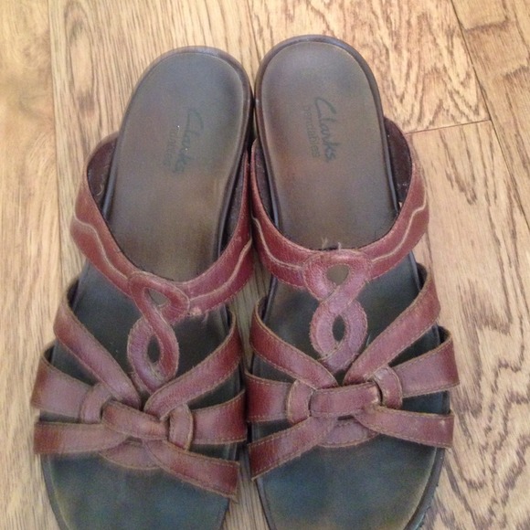 Clark's brown sandals