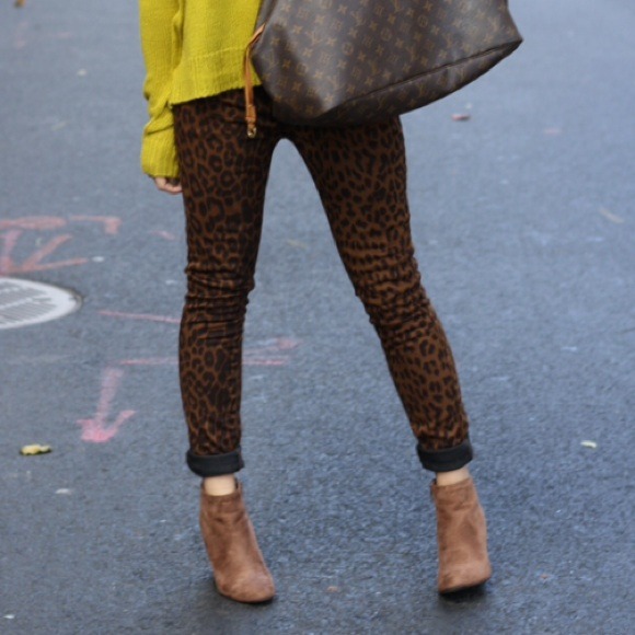leopard print pants