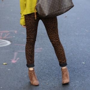 leopard print pants