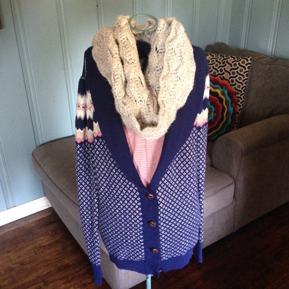 Roxy Fair isle cardigan