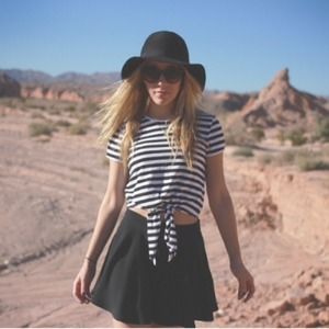 stripe crop top
