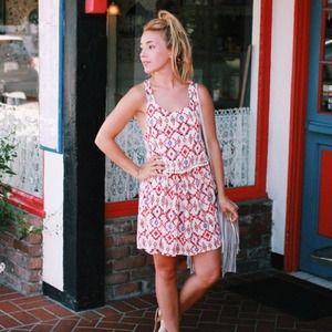 Aztec Pom Pom dress