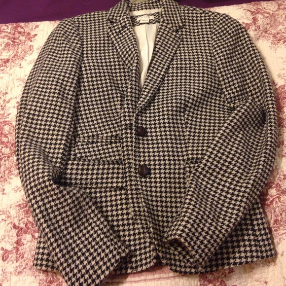 J. CREW Houndstooth jacket/blazer size 0-2