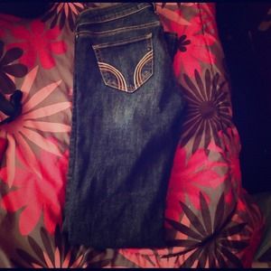 Hollister dark wash boot cut Jean.