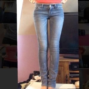 Delia's skinny jeans size 1/2 long