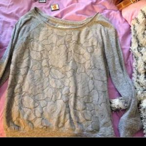 Hollister 3/4 sleeve lace top
