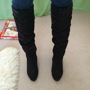 Naughty Monkey Chocolate Genuine Suede Boots