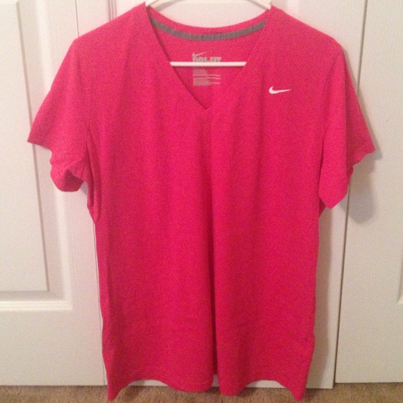 Hot Pink Nike Workout Shirt