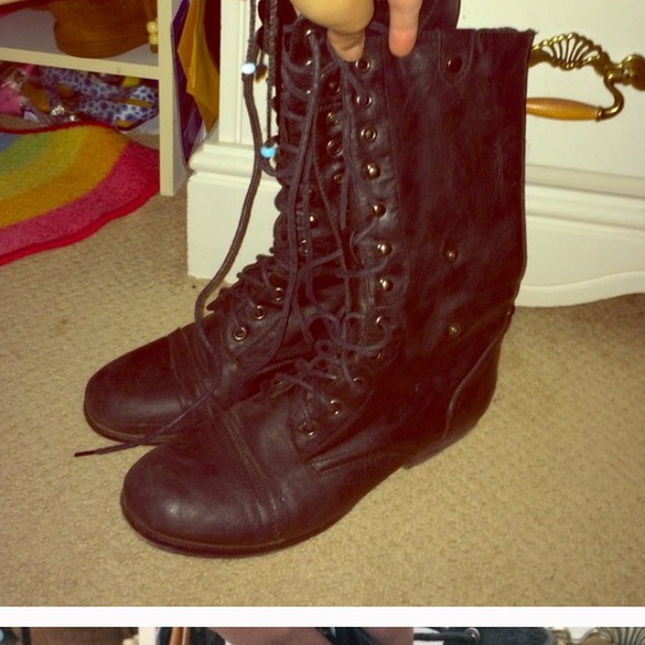 🔮STILL AVAILABLE🔮 black combat boots