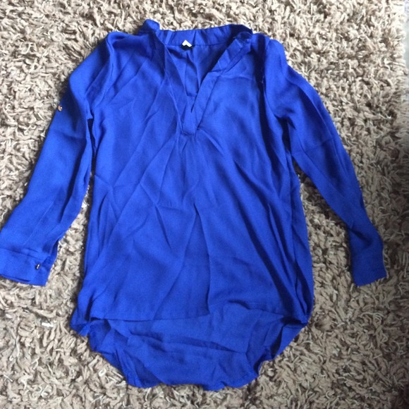New blue sea through cute shirt