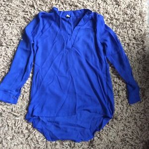 New blue sea through cute shirt
