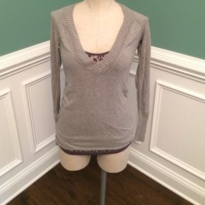 Grey American Eagle sweater