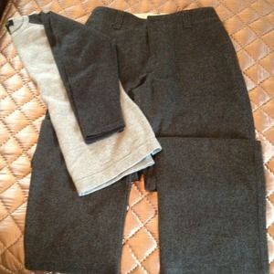 Gap flat front wool pants