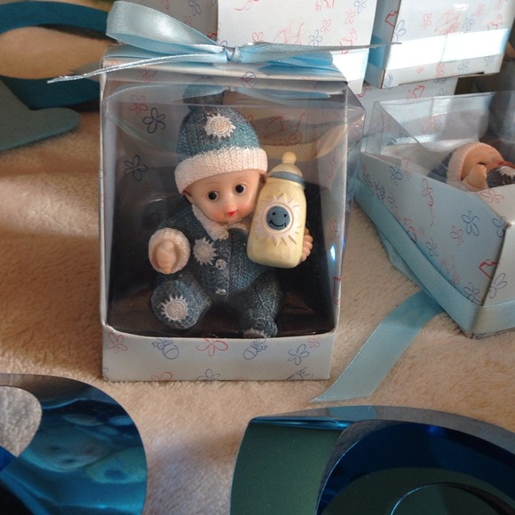 Assortment of baby boy shower !