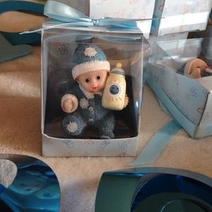 Assortment of baby boy shower !
